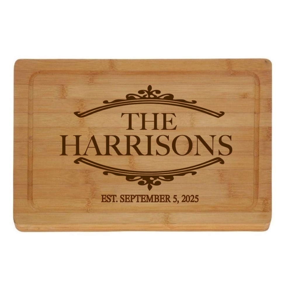 Personalized Bamboo Cutting Board